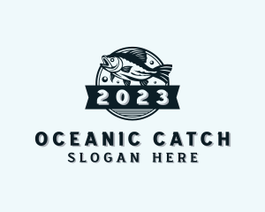 Fish - Salmon Fish Fishing logo design