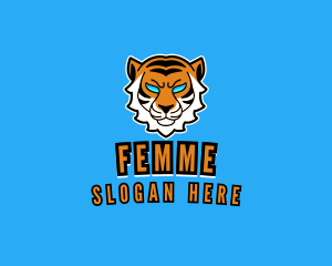 Furious Tiger Gamer logo design