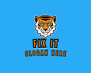 Furious Tiger Gamer logo design