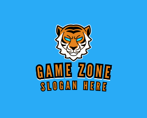 Feline - Furious Tiger Gamer logo design