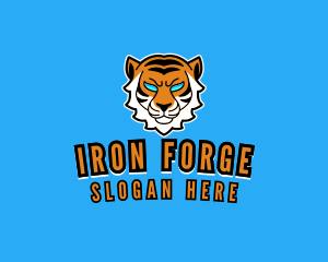 Furious Tiger Gamer logo design