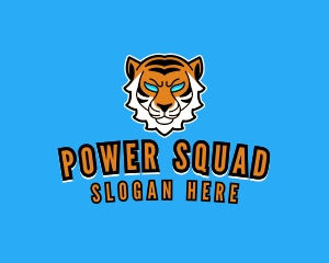 Squad - Furious Tiger Gamer logo design