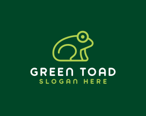 Toad - Frog Amphibian Creature logo design