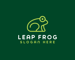 Frog Amphibian Creature logo design