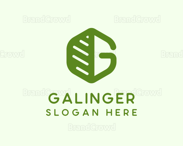 Organic Green Letter G Logo