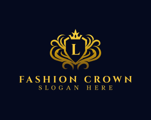 Sophisticated Crown Shield Royalty logo design