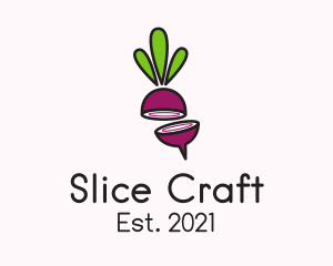 Sliced - Sliced Onion Plant logo design