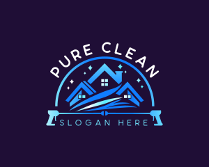 Water Pressure Cleaning logo design