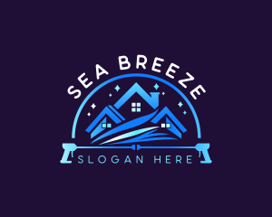 Water Pressure Cleaning logo design