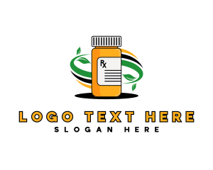 Drugstore - Pharmaceutical Medical Pill logo design