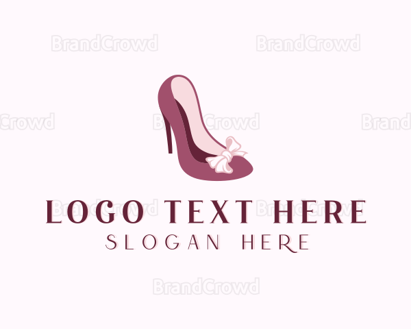 Fashion Ribbon Shoes Logo