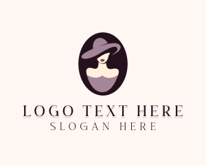 Hat Fashion Modeling Logo