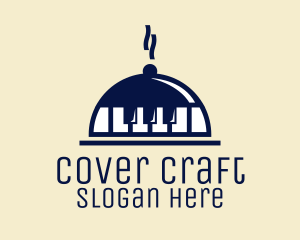 Cover - Hot Piano Cover logo design