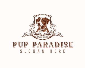 Dog Grooming Shelter logo design