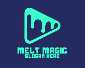 Melt - Melted Media Player logo design