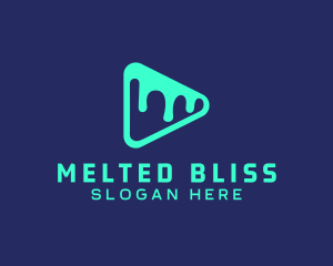 Melted Media Player logo design