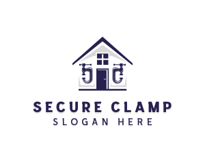 Handyman Clamp Tool logo design