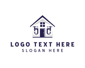 Contractor - Handyman Clamp Tool logo design