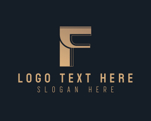 Letter F - Professional Real Estate Builder logo design
