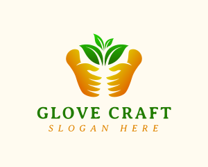 Gloves - Hand Gloves Plant logo design