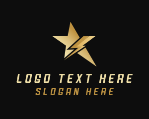 Band - Lightning Star Media logo design