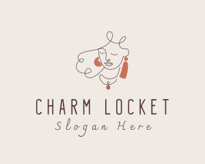 Locket - Lady Luxury Accessory logo design