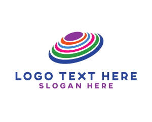 Lgbt - Colorful UFO Spaceship logo design