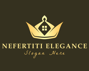 Elegant Crown House logo design