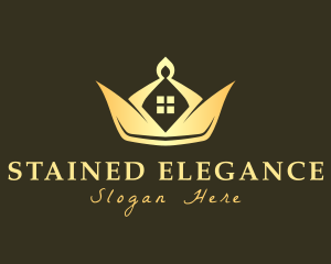 Elegant Crown House logo design