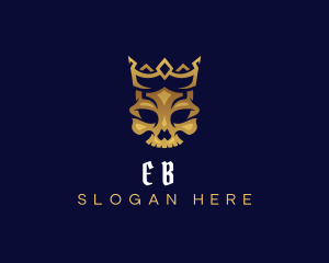Scary - Royal Skull Crown logo design