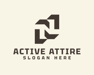 Sportswear - Geometric Business Letter N logo design