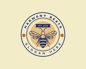 Insect - Honey Flower Apiary logo design