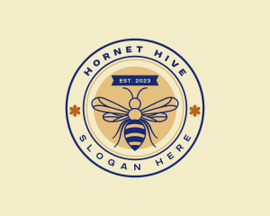 Hornet - Honey Flower Apiary logo design