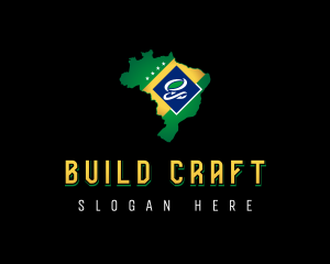 Brazil Building Architecture logo design