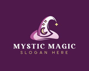 Sorcerer - Magical Wizard Hat logo design