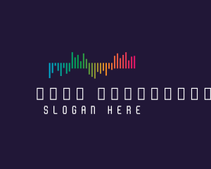Technology - Gradient Sound Waves logo design