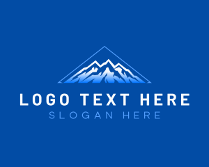 Trek - Alpine Mountain Everest logo design