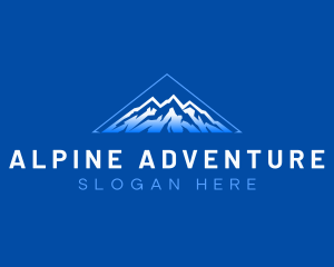 Alpine Mountain Everest logo design