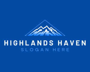 Highlands - Alpine Mountain Everest logo design