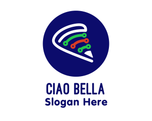 Italian Pizza Technology logo design