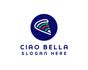 Italian Pizza Technology logo design