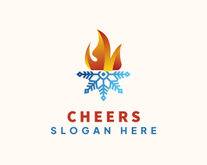 Industry - Flame Snowflake Energy logo design
