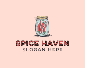 Chipotle - Chili Peppers Jar logo design