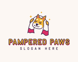 Grooming - Dog Grooming Towel logo design