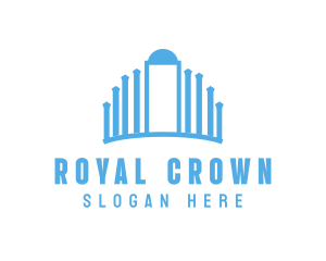 Generic Blue Crown logo design