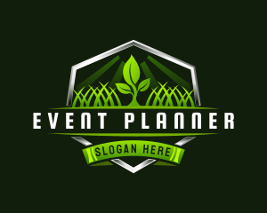 Organic - Lawn Landscaping Gardening logo design