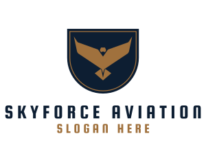 Airforce Eagle Badge logo design