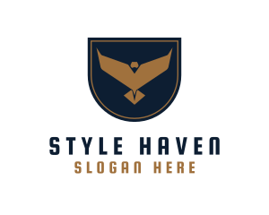 Veteran - Airforce Eagle Badge logo design
