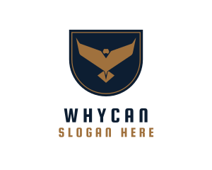 Flying - Airforce Eagle Badge logo design