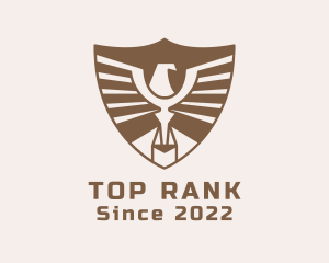 Bronze Eagle Crest logo design